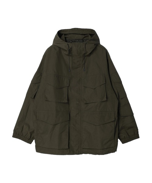 CRAFT STANDARD BOUTIQUE(クラフトスタンダードブティック)の「RAFミリタリパーカー *(マウンテンパーカー・メンズ・ブラック/オリーブ・M/L)」の1枚目の写真