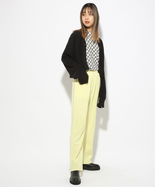 PBLIM（ページボーイリム）の「【PAGEBOYLIM】ニットショートカーデ（カーディガン/ボレロ・レディース・ブラック/オフホワイト/グリーン系その他・FREE）」の13枚目の写真