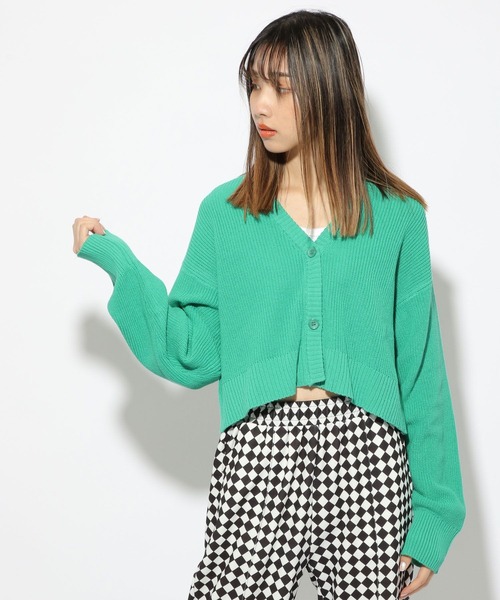 PBLIM（ページボーイリム）の「【PAGEBOYLIM】ニットショートカーデ（カーディガン/ボレロ・レディース・ブラック/オフホワイト/グリーン系その他・FREE）」の14枚目の写真