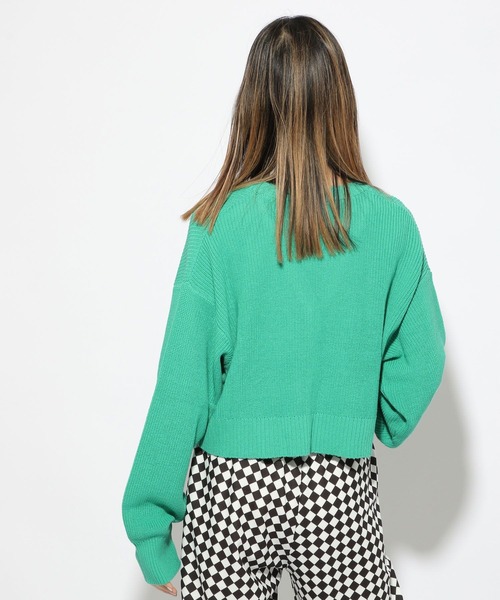 PBLIM（ページボーイリム）の「【PAGEBOYLIM】ニットショートカーデ（カーディガン/ボレロ・レディース・ブラック/オフホワイト/グリーン系その他・FREE）」の16枚目の写真