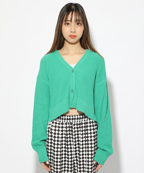 PBLIM（ページボーイリム）の「【PAGEBOYLIM】ニットショートカーデ（カーディガン/ボレロ・レディース・ブラック/オフホワイト/グリーン系その他・FREE）」の19枚目の写真