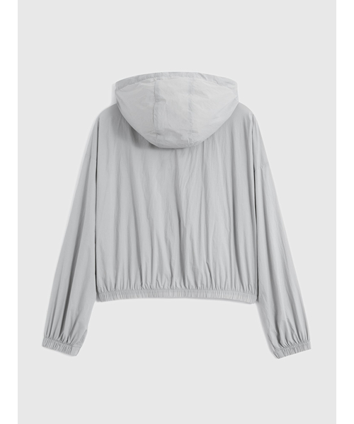 GAP（ギャップ）の「Uvカット・はっ水ジャケット（ナイロンジャケット・レディース・ラベンダー/グレー系その他/ピンク系その他/アクア・S/M/L/XS/XXS）」の8枚目の写真