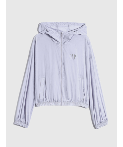 GAP（ギャップ）の「Uvカット・はっ水ジャケット（ナイロンジャケット・レディース・ラベンダー/グレー系その他/ピンク系その他/アクア・S/M/L/XS/XXS）」の10枚目の写真