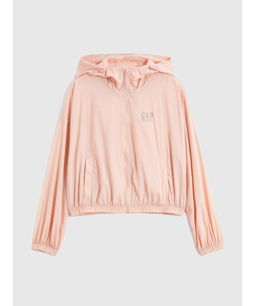 GAP（ギャップ）の「Uvカット・はっ水ジャケット（ナイロンジャケット・レディース・ラベンダー/グレー系その他/ピンク系その他/アクア・S/M/L/XS/XXS）」の11枚目の写真