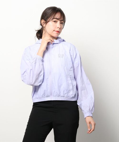 GAP（ギャップ）の「Uvカット・はっ水ジャケット（ナイロンジャケット・レディース・ラベンダー/グレー系その他/ピンク系その他/アクア・S/M/L/XS/XXS）」の18枚目の写真