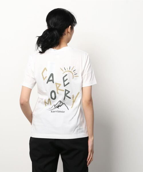 karrimor(カリマー)の「carry more fun S/S T W's(Tシャツ/カットソー・レディース・ホワイト/イエロー系/ターコイズブルー・M/L/S)」の6枚目の写真