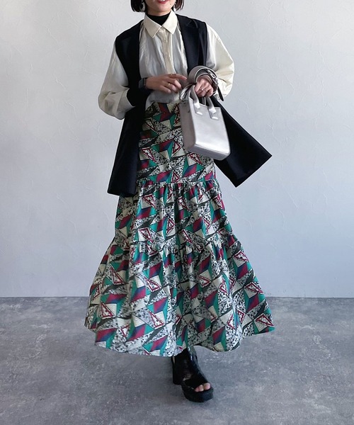 PAGEBOY（ページボーイ）の「エキゾチック柄スカート（スカート・レディース・ホワイト系その他/ブラック系その他・FREE）」の16枚目の写真