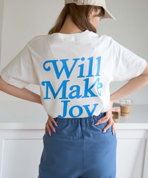 WEGO(ウィゴー)の「WEGO/グラフィックTシャツ(Tシャツ/カットソー・レディース・ホワイト/オフホワイト/イエロー/ブルー/その他1/その他2/オートミール/ホワイト系その他/ブラック/その他6/その他4/その他5/その他7/その他8/その他3/ライトピンク/その他10/その他9/その他11/スミクロ・FREE)」の8枚目の写真