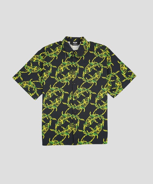 MSGM - MSGM マルチプリント シルクブラウス MSGM マルチプリント シルクブラウス