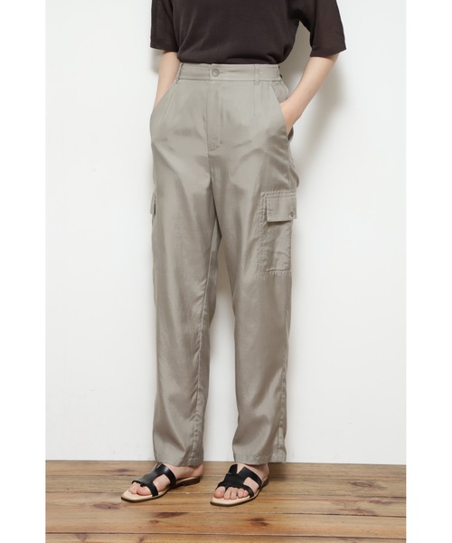human woman（ヒューマンウーマン）の「◆キレイメカーゴパンツ（カーゴパンツ・レディース・カーキ/ブラウン・SMALL/MEDIUM）」の4枚目の写真