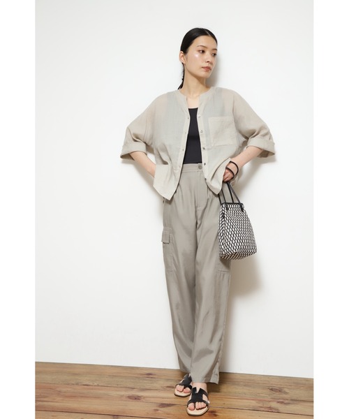 human woman（ヒューマンウーマン）の「◆キレイメカーゴパンツ（カーゴパンツ・レディース・カーキ/ブラウン・SMALL/MEDIUM）」の12枚目の写真