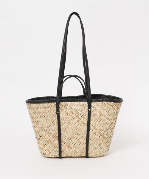 URBAN RESEARCH Sonny Label（アーバンリサーチサニーレーベル）の「ツーハンドルバスケットバッグ（かごバッグ・レディース・ブラック/グレー系その他/キャメル・ONE）」の14枚目の写真