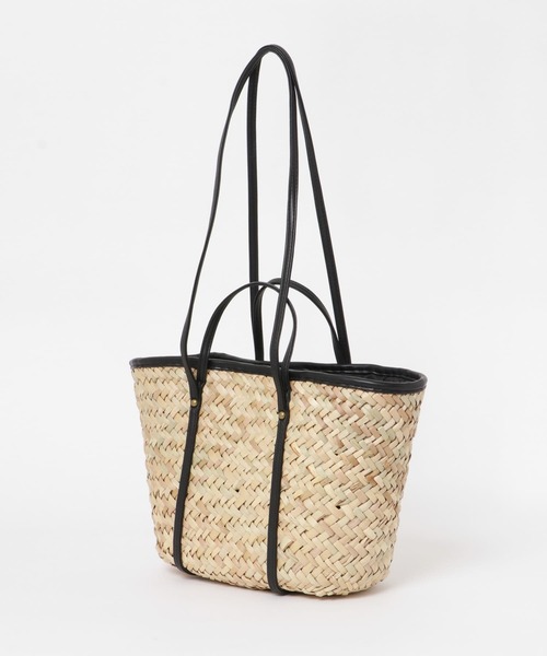 URBAN RESEARCH Sonny Label（アーバンリサーチサニーレーベル）の「ツーハンドルバスケットバッグ（かごバッグ・レディース・ブラック/グレー系その他/キャメル・ONE）」の18枚目の写真