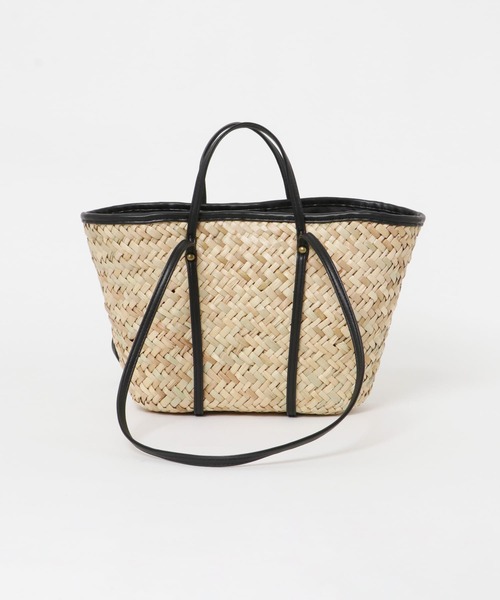 URBAN RESEARCH Sonny Label（アーバンリサーチサニーレーベル）の「ツーハンドルバスケットバッグ（かごバッグ・レディース・ブラック/グレー系その他/キャメル・ONE）」の17枚目の写真