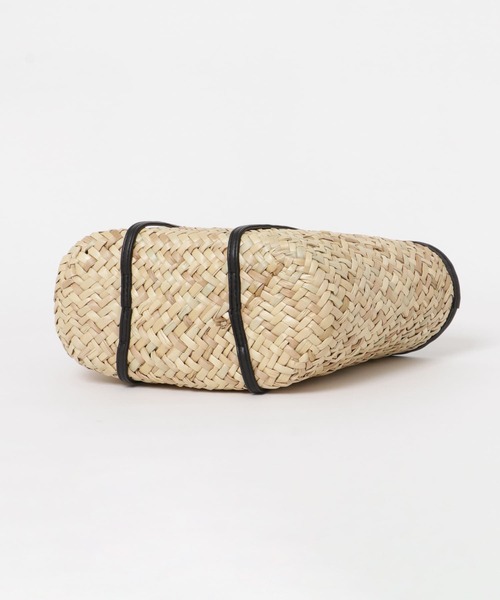 URBAN RESEARCH Sonny Label（アーバンリサーチサニーレーベル）の「ツーハンドルバスケットバッグ（かごバッグ・レディース・ブラック/グレー系その他/キャメル・ONE）」の13枚目の写真