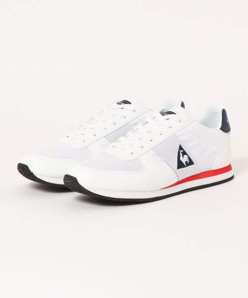 le coq sportif（ルコックスポルティフ）の「《le coq sportif》LE ﾎﾟﾙﾃ（スニーカー・メンズ・ブラウン系その他/トリコロール/ホワイト×イエロー/ブラック・43/41/42）」の4枚目の写真
