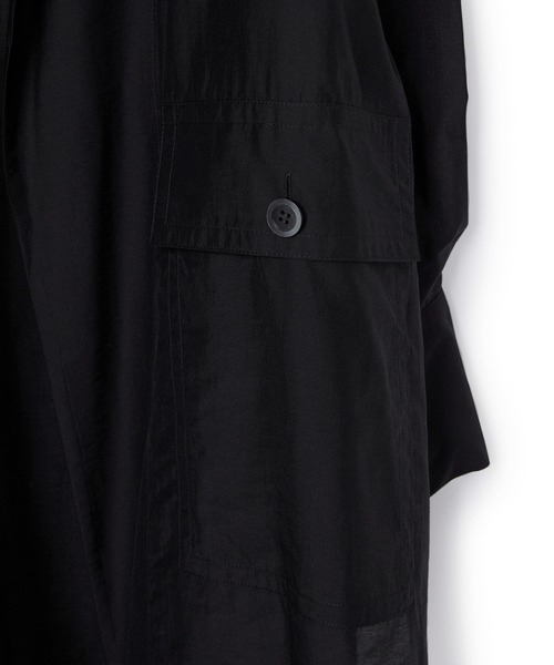 ADAM ET ROPE'(アダムエロペ)の「ビッグポケットガウン(カーディガン/ボレロ・レディース・ブラック/サックスブルー/ホワイト・FREE)」の22枚目の写真