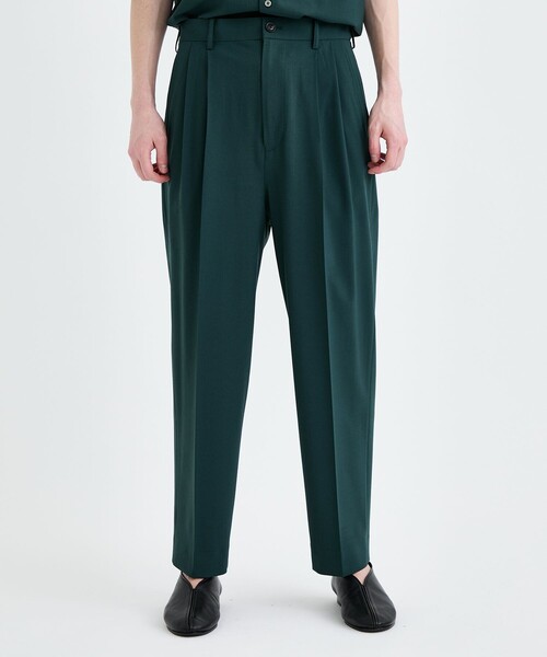 city(シティ)の「2TUCK SLACKS(スラックス・メンズ・ブラック/グリーン・1/2/3)」の12枚目の写真