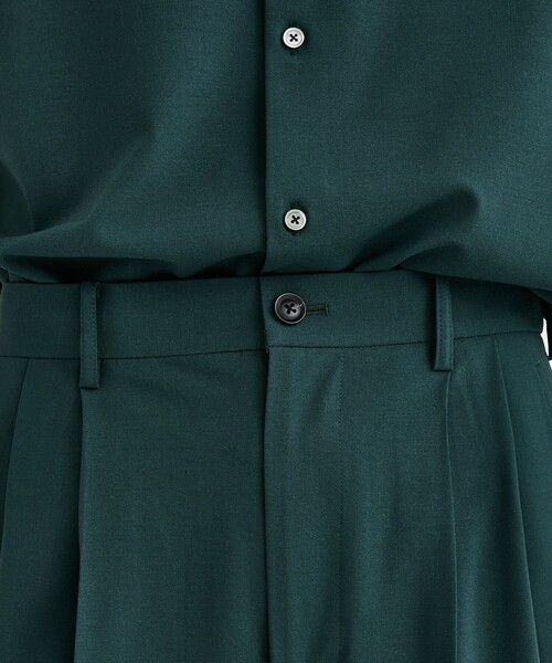 city(シティ)の「2TUCK SLACKS(スラックス・メンズ・ブラック/グリーン・1/2/3)」の15枚目の写真