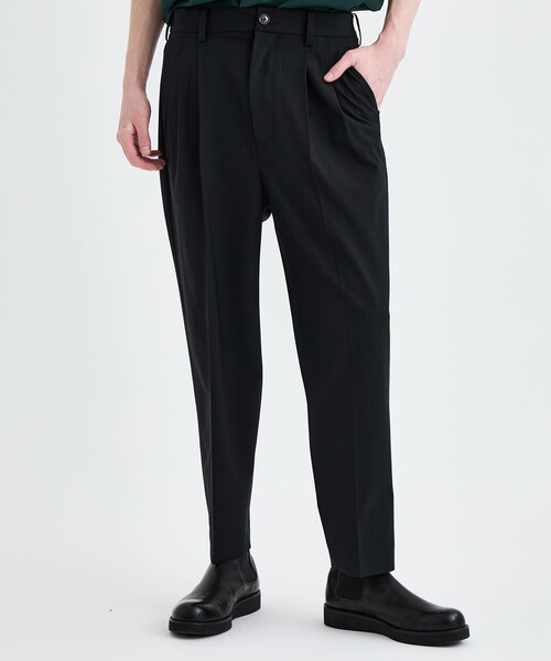 city(シティ)の「2TUCK SLACKS(スラックス・メンズ・ブラック/グリーン・1/2/3)」の21枚目の写真