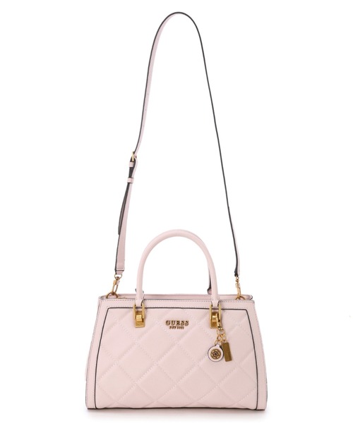 Guess（ゲス）の「ABEY Elite Girlfriend Satchel（ショルダーバッグ・レディース・ブラック/ライトピンク/ストーン・ONE SIZE）」の10枚目の写真