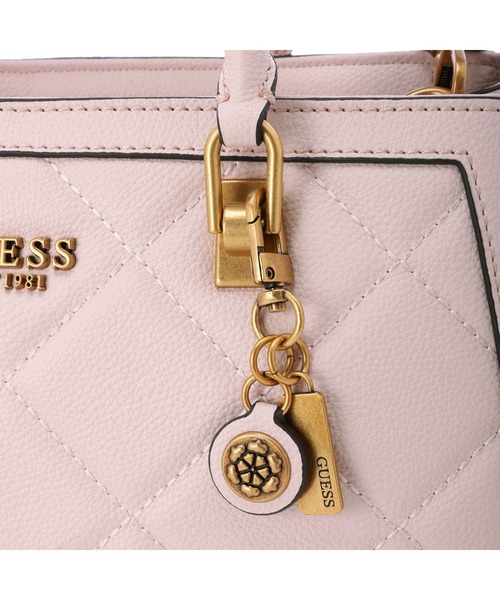 Guess（ゲス）の「ABEY Elite Girlfriend Satchel（ショルダーバッグ・レディース・ブラック/ライトピンク/ストーン・ONE SIZE）」の4枚目の写真