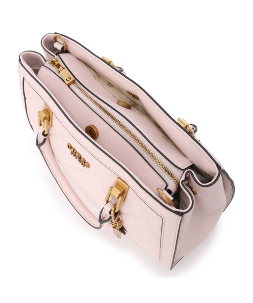 Guess（ゲス）の「ABEY Elite Girlfriend Satchel（ショルダーバッグ・レディース・ブラック/ライトピンク/ストーン・ONE SIZE）」の11枚目の写真