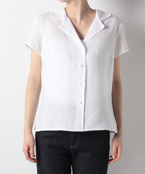 agnes b.（アニエスベー）の「UAF9 CHEMISE リネンオープンカラー