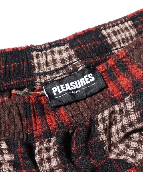 PLEASURES(プレジャー)の「PLEASURES/プレジャーズ HOOK UP SHORTS(スウェットパンツ・メンズ・ブラウン・M/XL/L)」の5枚目の写真
