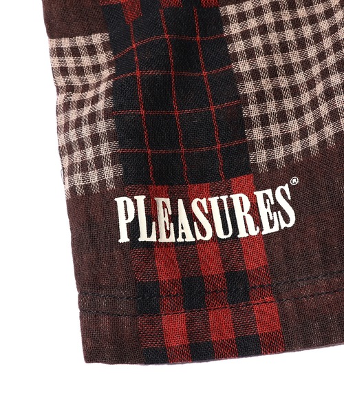 PLEASURES(プレジャー)の「PLEASURES/プレジャーズ HOOK UP SHORTS(スウェットパンツ・メンズ・ブラウン・M/XL/L)」の9枚目の写真
