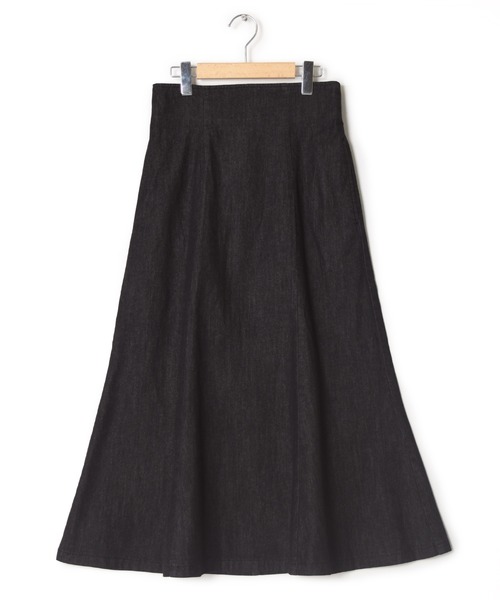 w closet（ダブルクローゼット）の「デニムマーメイドスカート（デニムスカート・レディース・ブラック/ブルー・FREE）」の19枚目の写真