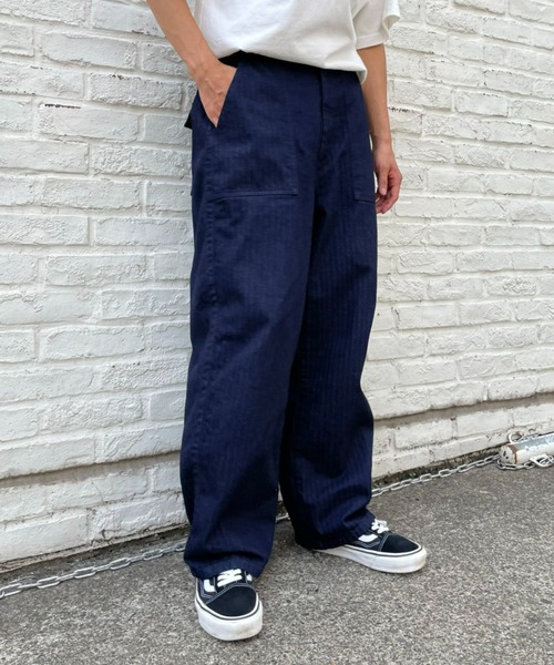 CIAOPANIC(チャオパニック)の「【SAKULA/サクラ】JAMES PANTS / ワイドパンツ(デニムパンツ・メンズ・インディゴブルー・1/2)」の5枚目の写真