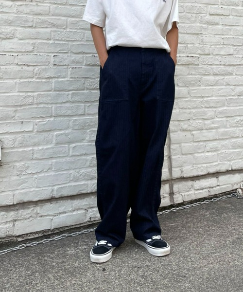 パンツ saku セール】【SAKULA/サクラ】JAMES PANTS / ワイドパンツ（デニム