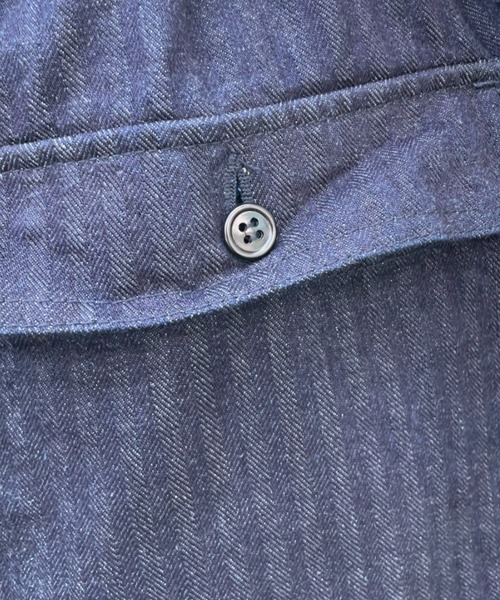 CIAOPANIC(チャオパニック)の「【SAKULA/サクラ】JAMES PANTS / ワイドパンツ(デニムパンツ・メンズ・インディゴブルー・1/2)」の15枚目の写真