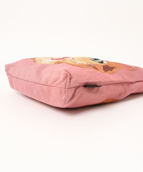 Nathalie Lete（ナタリーレテ）の「Nathalie Lete/Animal Face One handle bag（ショルダーバッグ・レディース・ライトグレー/ピンク/イエロー/ライトグリーン・FREE）」の7枚目の写真