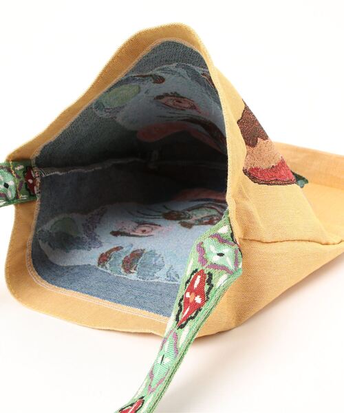 Nathalie Lete（ナタリーレテ）の「Nathalie Lete/Animal Face One handle bag（ショルダーバッグ・レディース・ライトグレー/ピンク/イエロー/ライトグリーン・FREE）」の6枚目の写真