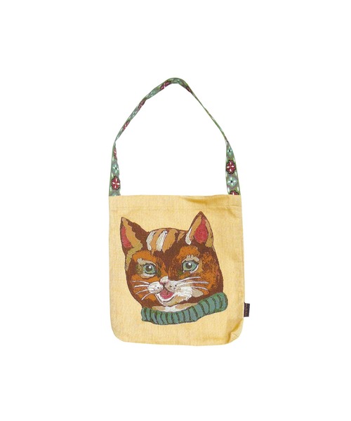 Nathalie Lete（ナタリーレテ）の「Nathalie Lete/Animal Face One handle bag（ショルダーバッグ・レディース・ライトグレー/ピンク/イエロー/ライトグリーン・FREE）」の4枚目の写真