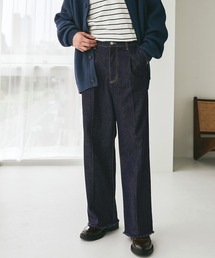 EMMA CLOTHES | カットオフヴィンテージ加工セミワイドストレートデニムパンツ EMMA CLOTHES 2022(デニムパンツ)