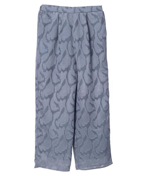 Green Parks(グリーンパークス)の「シアージャガードパンツ(その他パンツ・レディース・ブラック/パープル/ブルー・FREE)」の6枚目の写真