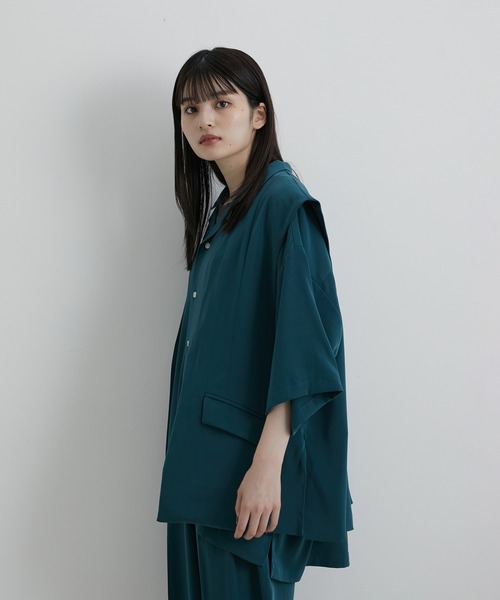 JUNRED（ジュンレッド）の「スローテックルーズベスト（ベスト・メンズ・ブラック/ベージュ系その他/グリーン系その他・S/M/L）」の22枚目の写真