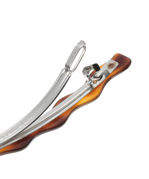 SLOBE IENA(スローブイエナ)の「【NP CREATION/エヌピークリエイション】ウェービーバレッタ(バレッタ/ヘアクリップ・レディース・ブラック/ブラウン/キャメル・FREE)」の10枚目の写真