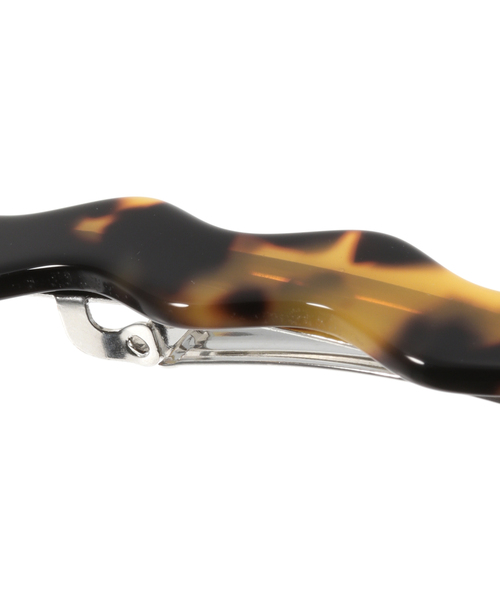 SLOBE IENA(スローブイエナ)の「【NP CREATION/エヌピークリエイション】ウェービーバレッタ(バレッタ/ヘアクリップ・レディース・ブラック/ブラウン/キャメル・FREE)」の13枚目の写真