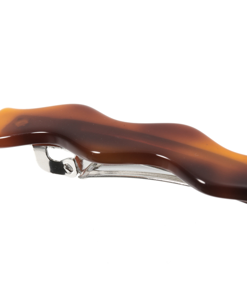 SLOBE IENA(スローブイエナ)の「【NP CREATION/エヌピークリエイション】ウェービーバレッタ(バレッタ/ヘアクリップ・レディース・ブラック/ブラウン/キャメル・FREE)」の14枚目の写真