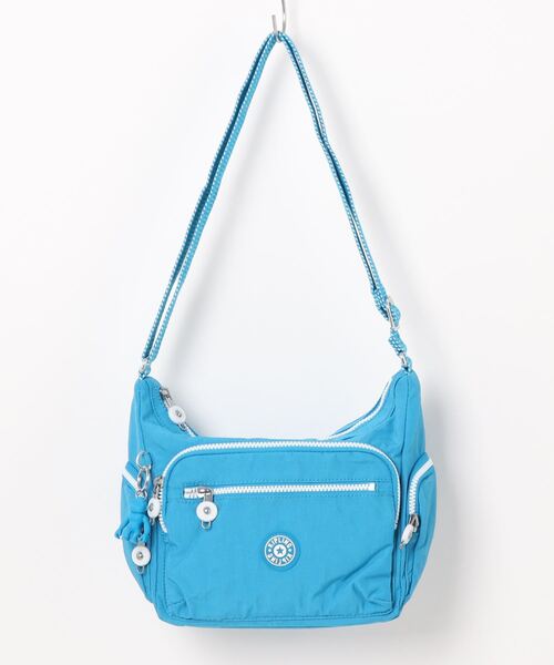 kipling(キプリング)の「【kipling】キプリング Basic GABBIE S ショルダーバッグ(ショルダーバッグ・レディース・ブラック/ターコイズブルー・FREE)」の2枚目の写真