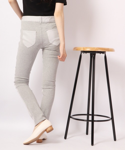 TRANOI(トラノイ)の「TRANOI 配色パンツ(その他パンツ・レディース・グレー/ブラック・FREE)」の7枚目の写真