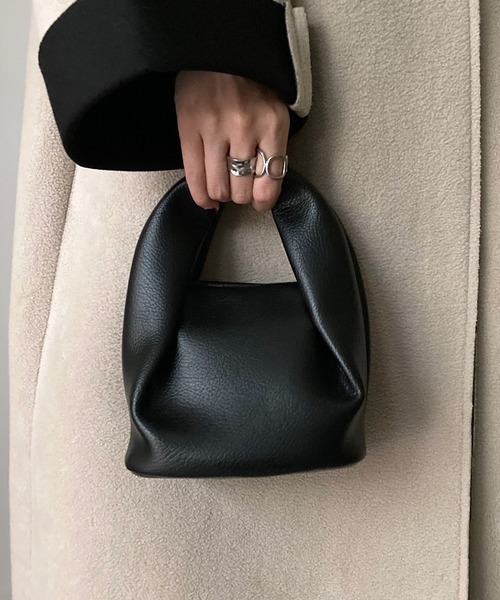 Riberry（リベリー）の「タックワンハンドルミニショルダーバッグ（ショルダーバッグ・レディース・ホワイト/ブラック/ベージュ/パープル/ピンク/イエロー/ピンク系その他・FREE）」の11枚目の写真