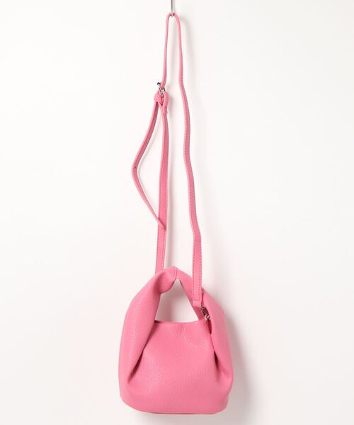 Riberry（リベリー）の「タックワンハンドルミニショルダーバッグ（ショルダーバッグ・レディース・ホワイト/ブラック/ベージュ/パープル/ピンク/イエロー/ピンク系その他・FREE）」の19枚目の写真