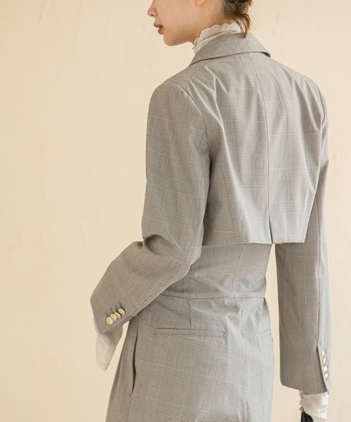 U by SPICK&SPAN（ユーバイスピックアンドスパン）の「マイクロブレザー（テーラードジャケット・レディース・ネイビー/その他4・FREE）」の10枚目の写真