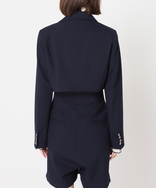 U by SPICK&SPAN（ユーバイスピックアンドスパン）の「マイクロブレザー（テーラードジャケット・レディース・ネイビー/その他4・FREE）」の14枚目の写真