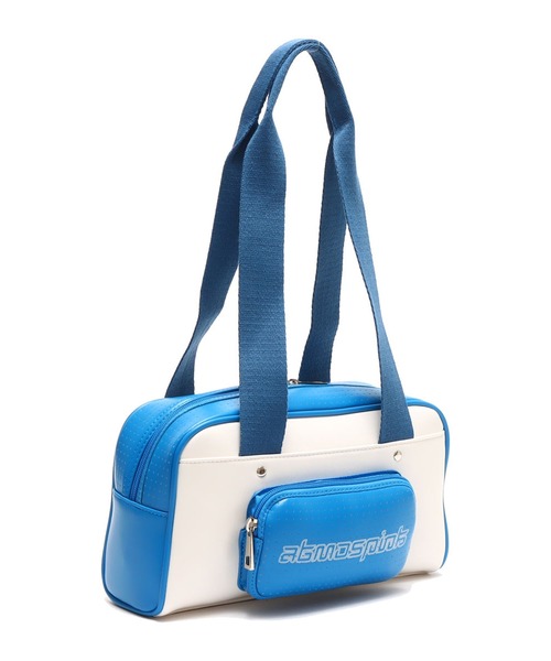 atmos pink（アトモスピンク）の「atmos pink 配色ミニボストンバッグ / アトモスピンク ハイショクミニボストンバッグ（ボストンバッグ・レディース・ブラック/ブルー/グリーン・FREE）」の3枚目の写真